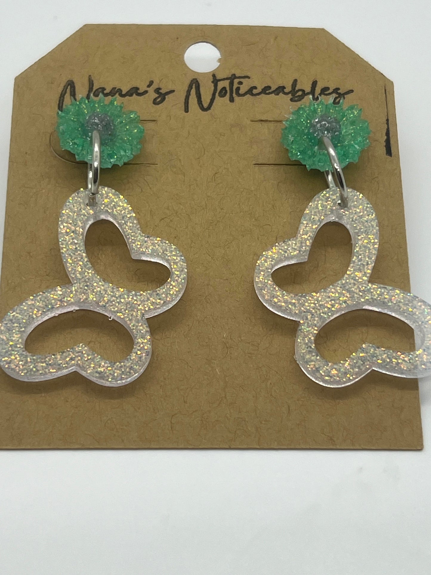 RESIN SMALL FLOWER AND BUTTERFLIES