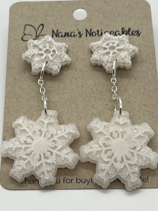 RESIN 2 PEARL WHITE SNOW FLAKES