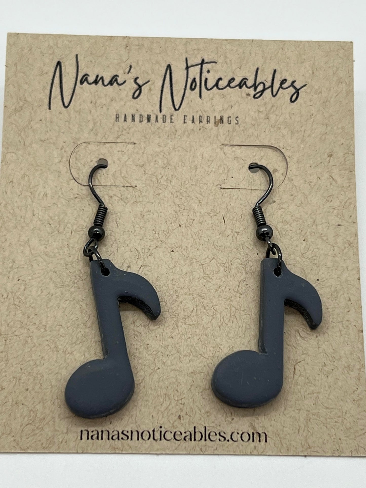 POLYMER MUSIC NOTE IN GRAY